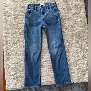 Abercrombie Kids Carpenter Loose Jeans Adjustable Waist Size 9/10